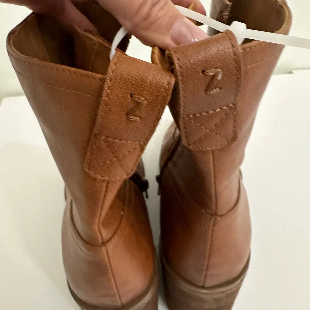 Zodiac Lovie Boot Size 10 color Cognac - Picture 8 of 12